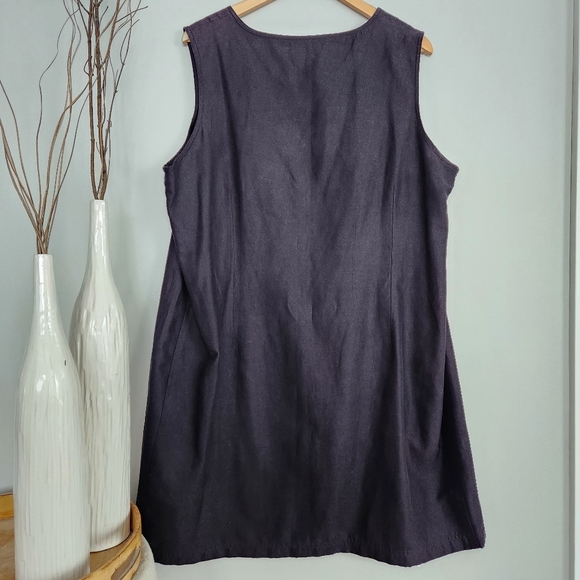 Vintage Cotton Genny Plus Suede-Llike Dress - Picture 7 of 9